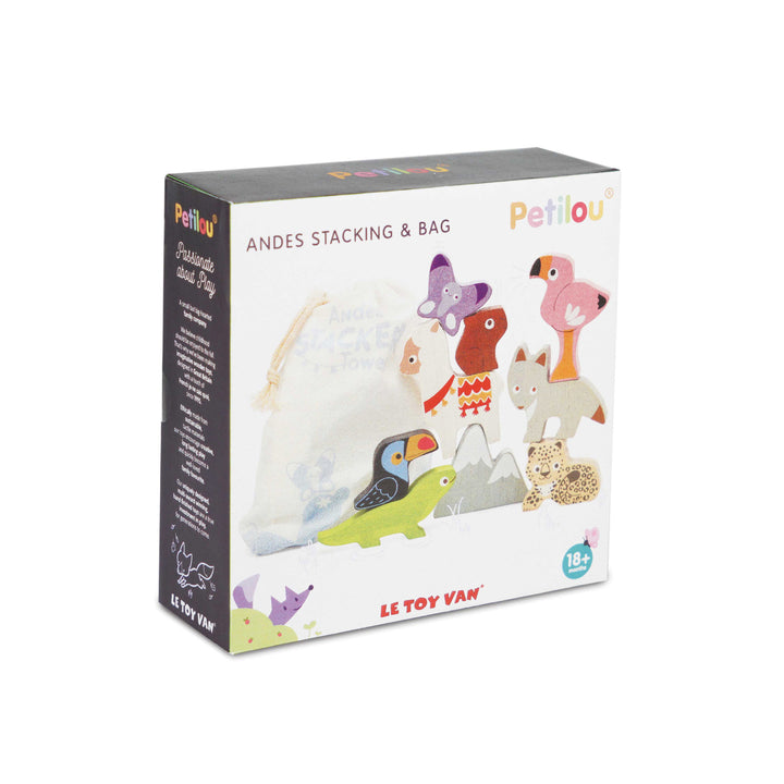 Le Toy Van - Andes Stacking Tower & Bag