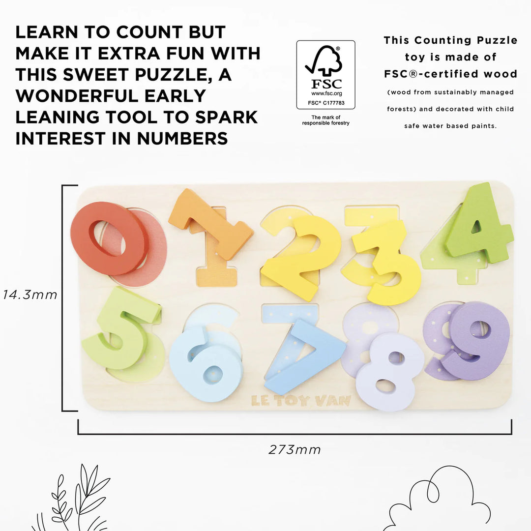 Le Toy Van Numbers Counting Puzzle