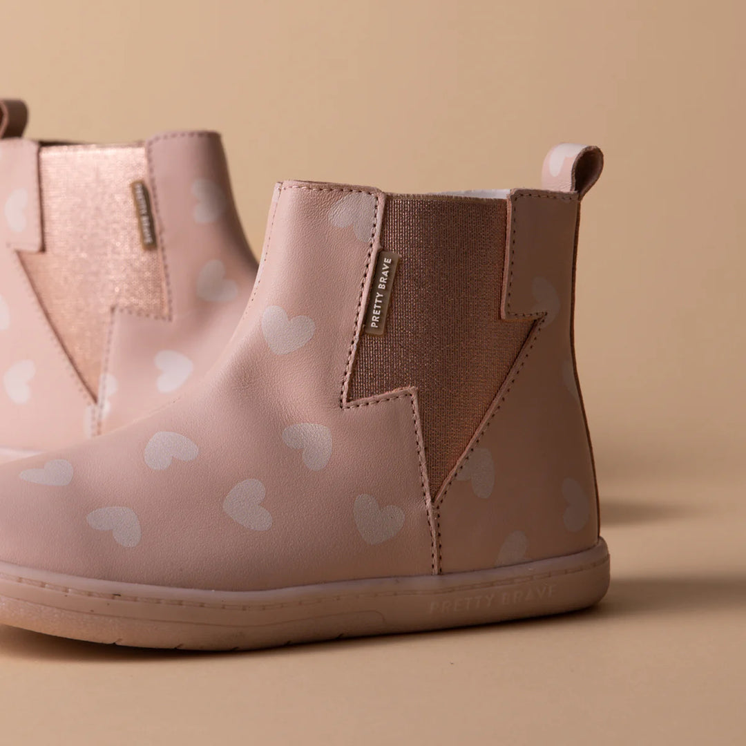 Pretty Brave Electric Boot - Hearts