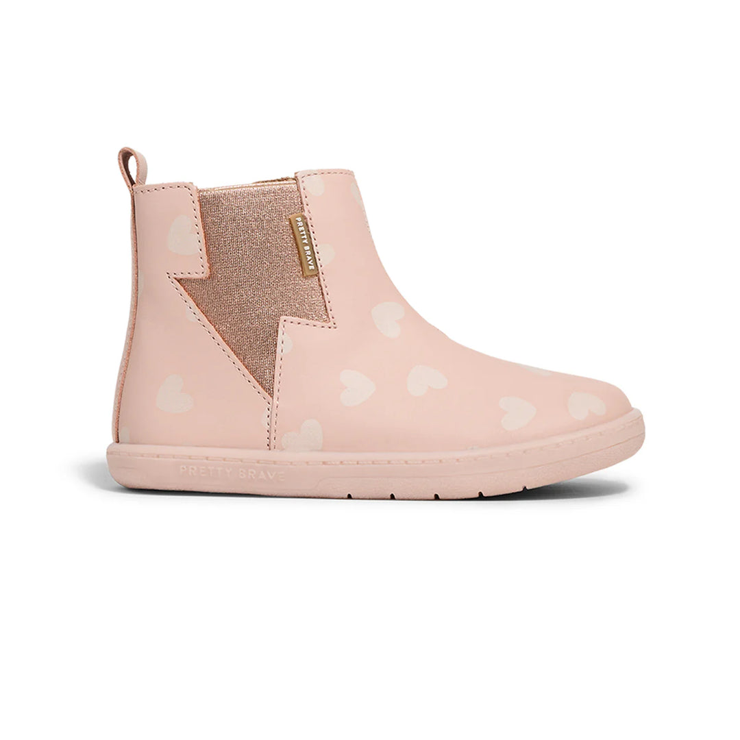 Pretty Brave Electric Boot - Hearts