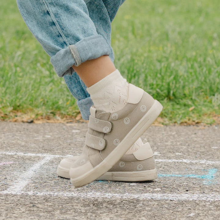 Pretty Brave Otto Trainer - Khaki Smiley