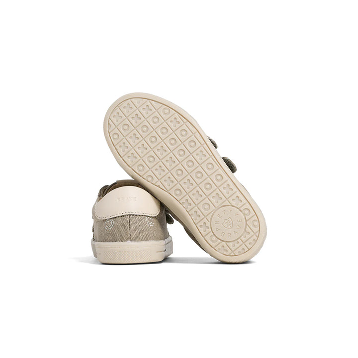 Pretty Brave Otto Trainer - Khaki Smiley