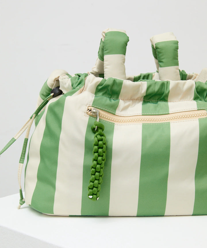 Philé Pram Caddy - Green Stripe