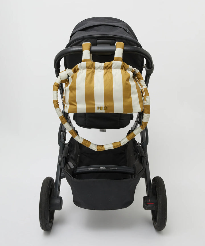 Philé Pram Caddy - Gold Stripe