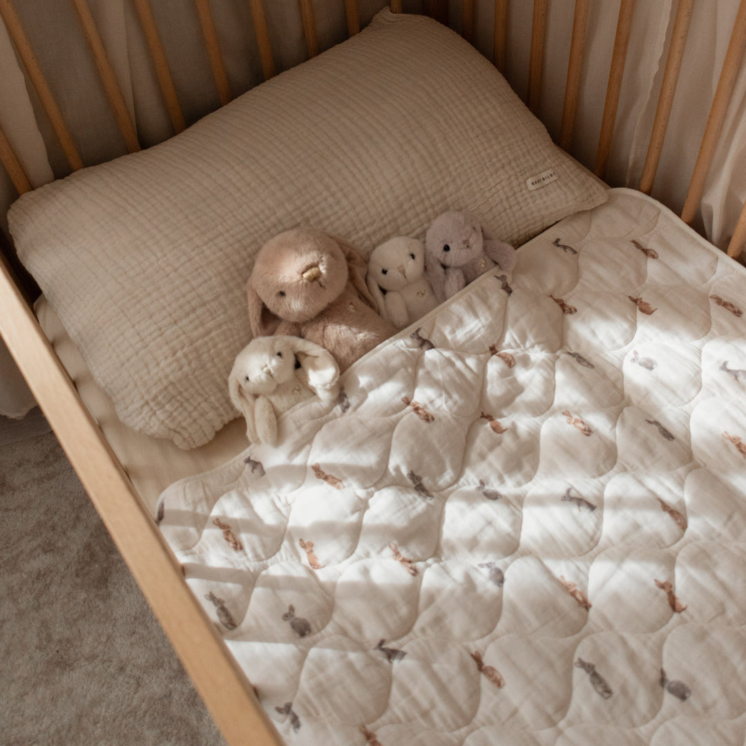 Fledge and Thread Quilted Blanket - Bunny