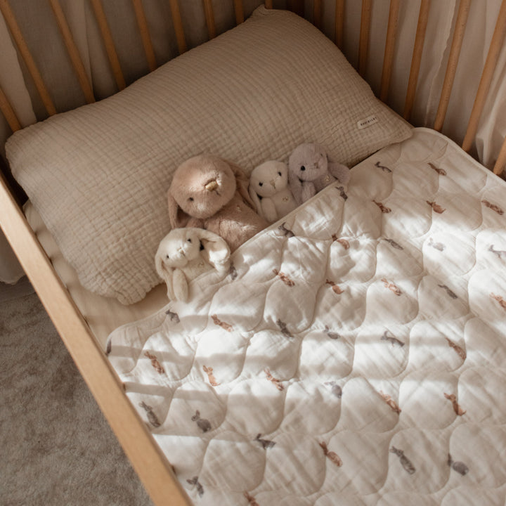 Fledge and Thread Quilted Blanket - Bunny