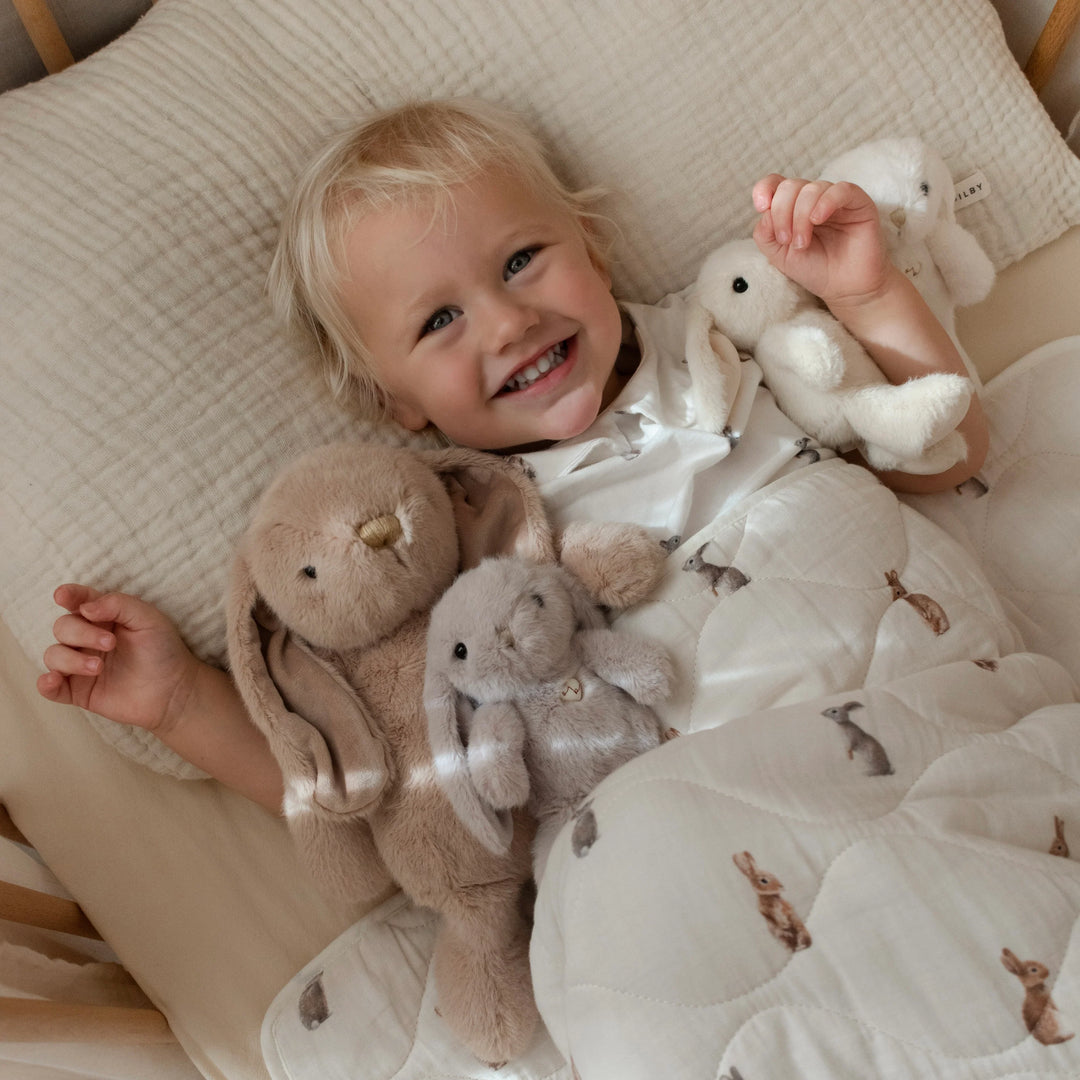 Fledge and Thread Quilted Blanket - Bunny