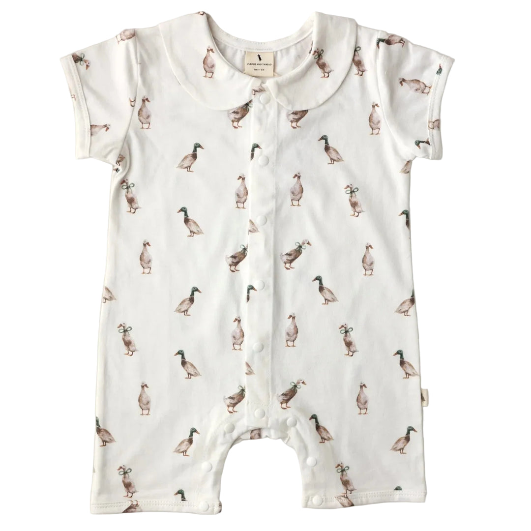 Fledge and Thread Romper - Duck