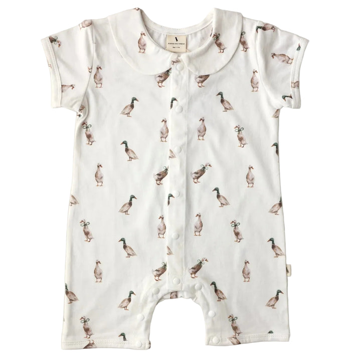 Fledge and Thread Romper - Duck