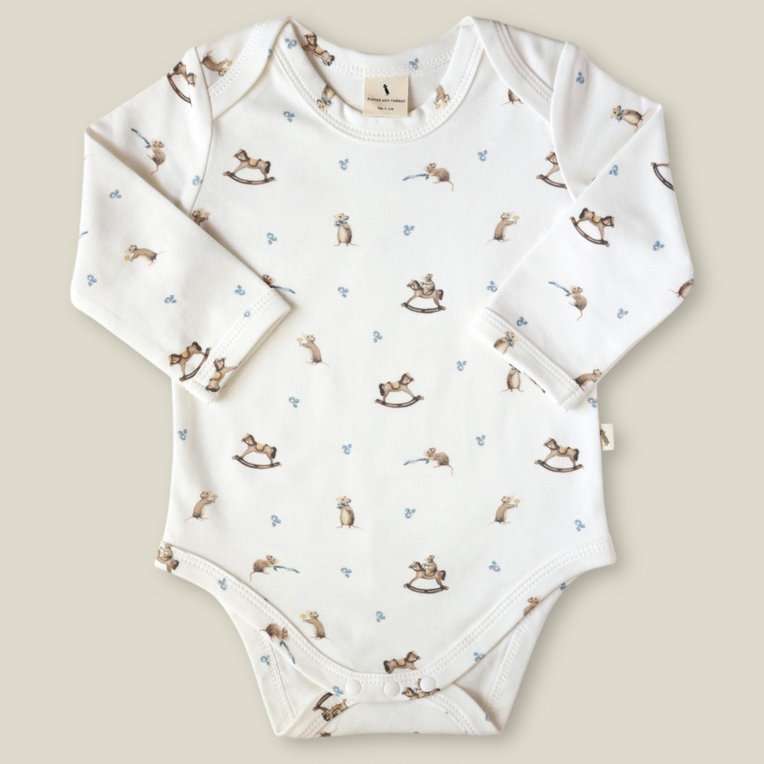 Fledge and Thread Bodysuit - Mouse & Rockinghorse