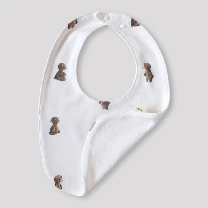 Fledge and Thread Bib - Teddy Bear