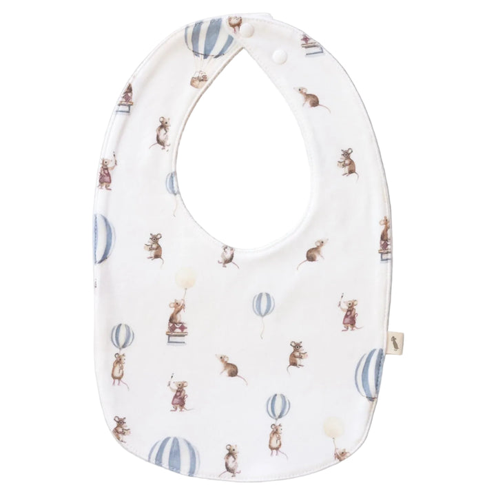 Fledge and Thread Bib - Mouse & Air Balloon