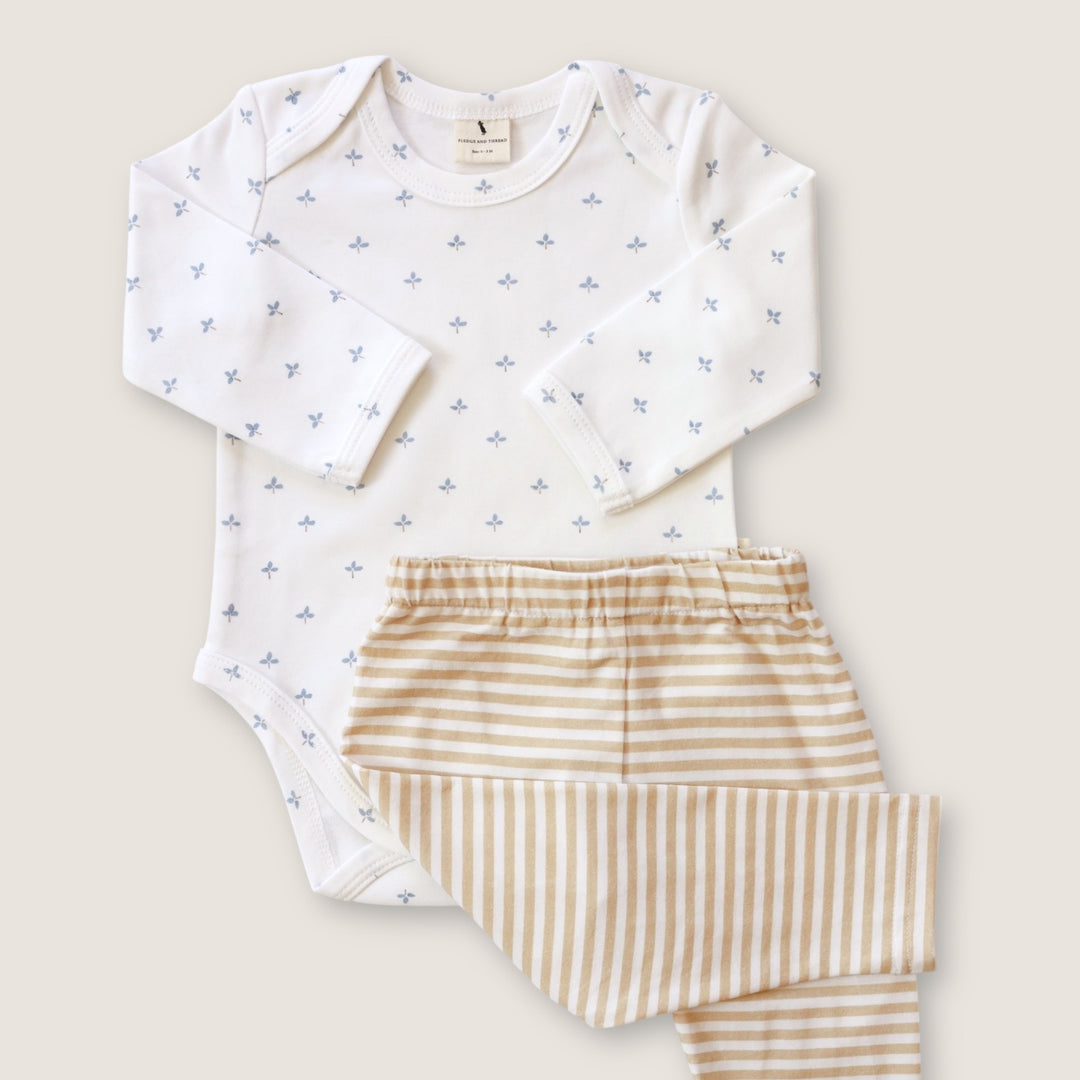 Fledge and Thread Bodysuit - Blue Clover