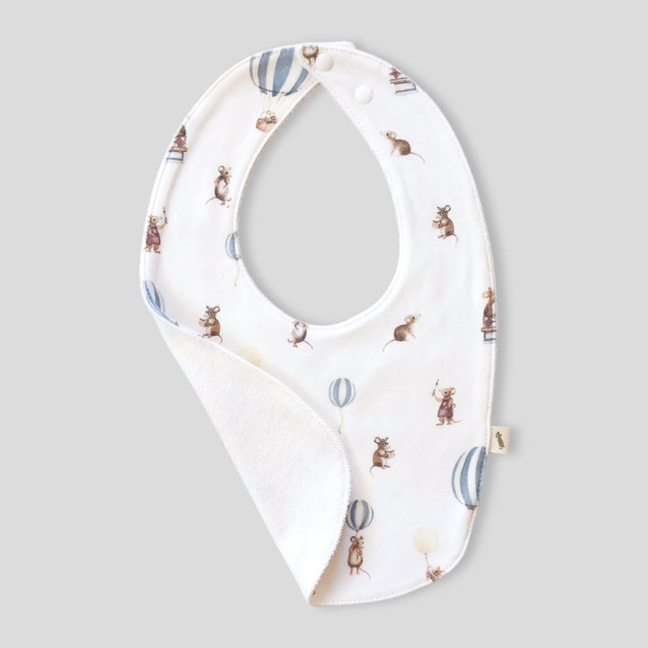 Fledge and Thread Bib - Mouse & Air Balloon