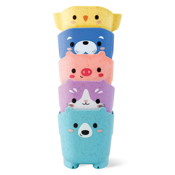 Tiger Tribe Pour & Play Bath Toys - Multi Animals