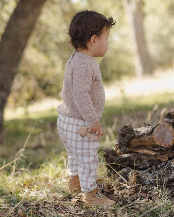 Quincy Mae Woven Pant - Fall Plaid