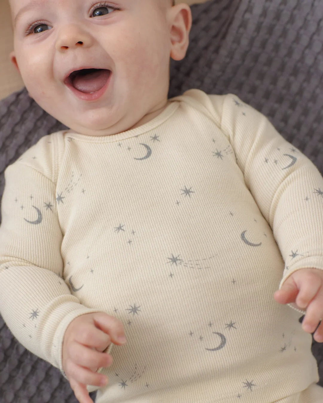 Quincy Mae Ribbed Tee + Legging Set - Celestial