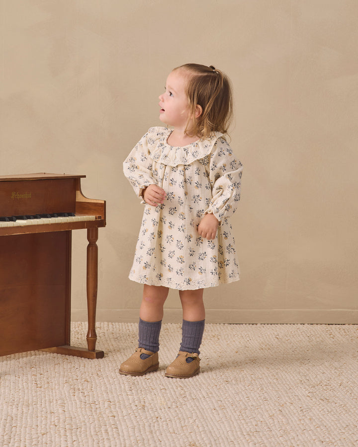 Quincy Mae Long Sleeve Isla Dress - French Floral