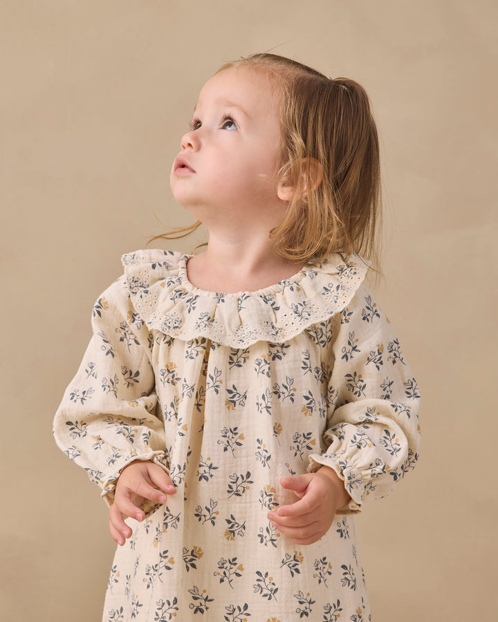 Quincy Mae Long Sleeve Isla Dress - French Floral