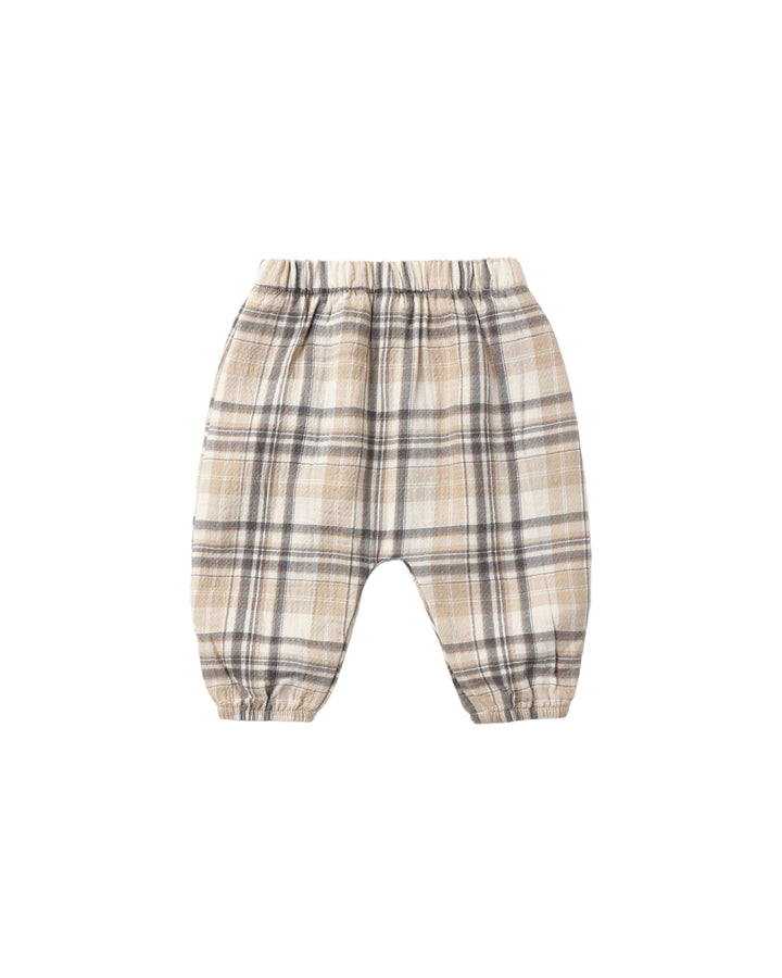 Quincy Mae Woven Pant - Fall Plaid