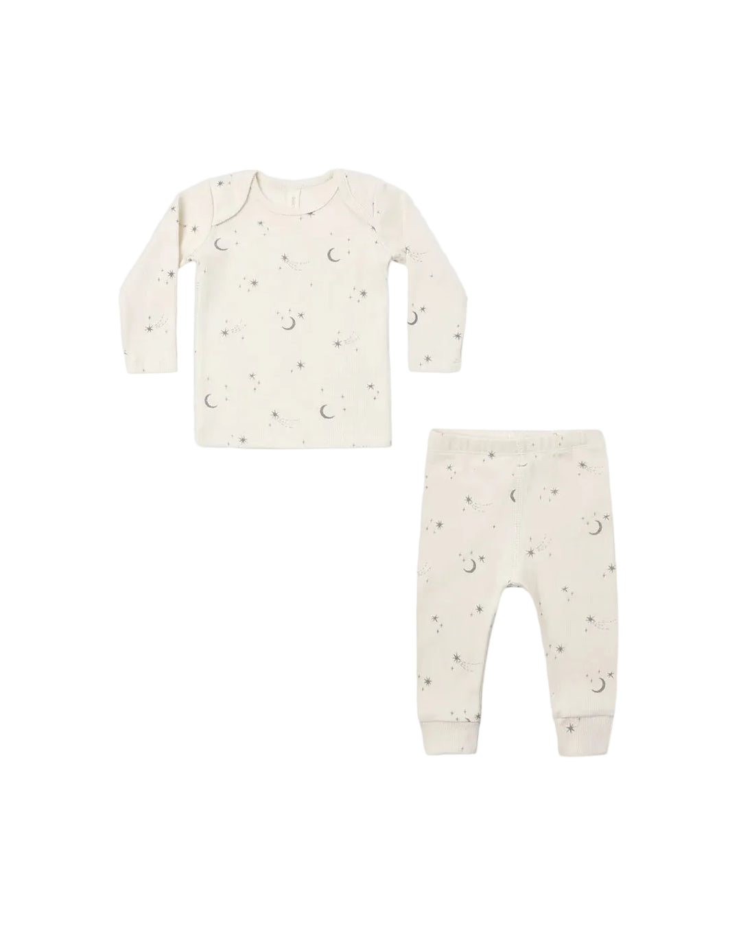 Quincy Mae Ribbed Tee + Legging Set - Celestial