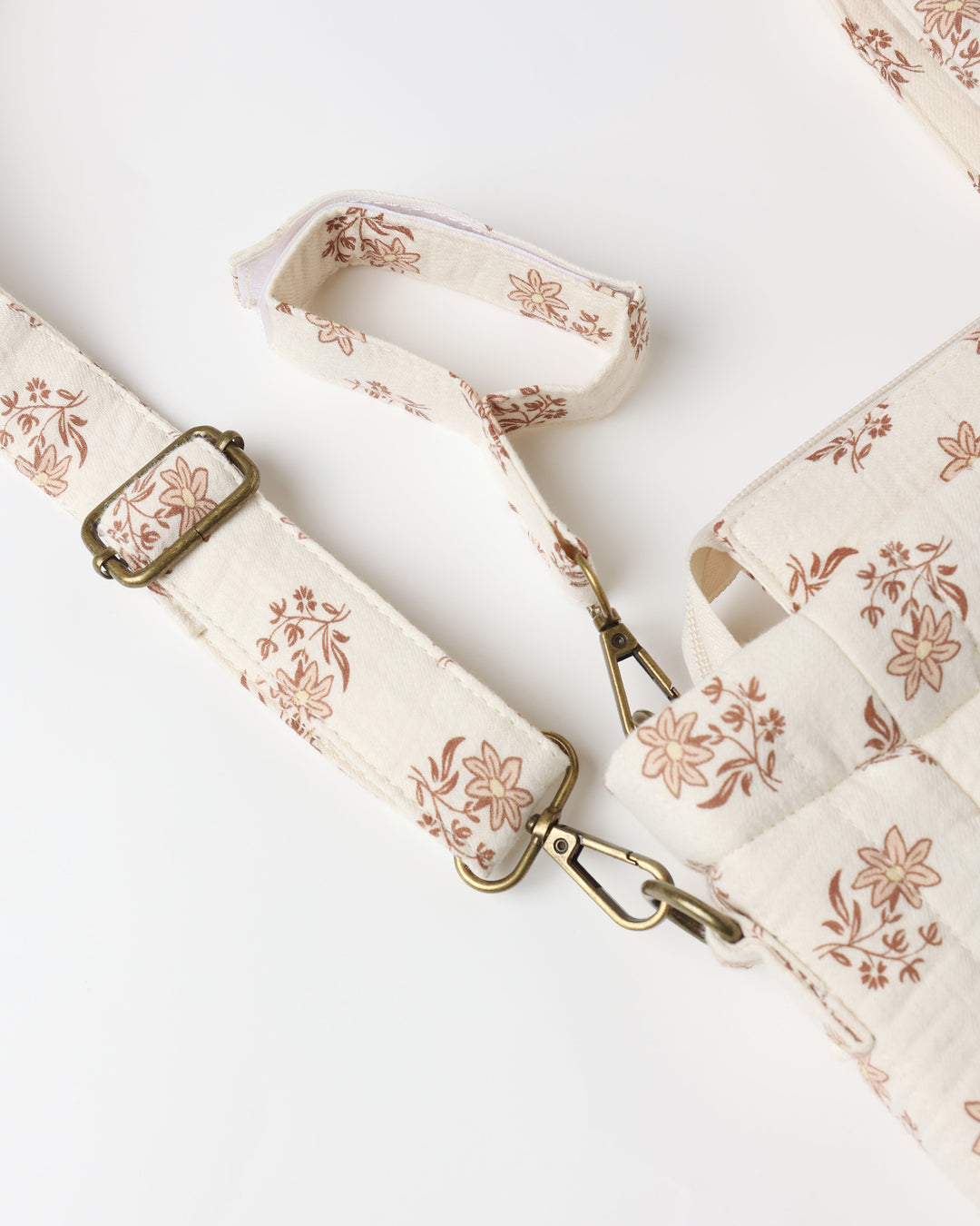 Quincy Mae Diaper Bag & Changing Pad Set - Daylily