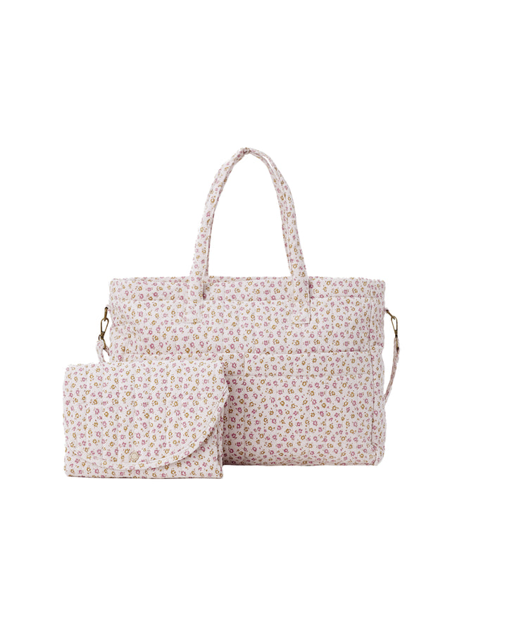 Quincy Mae Diaper Bag & Changing Pad Set - Wildflower
