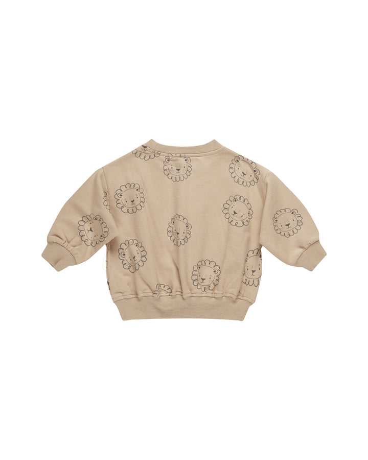 Quincy Mae - Relaxed Fleece Sweatshirt - Lions