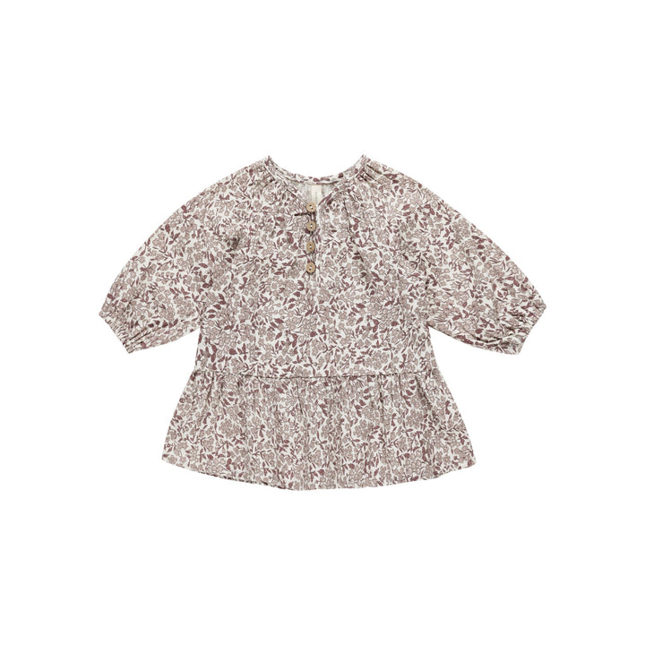 Quincy Mae - Lany Dress - Mauve Ditsy