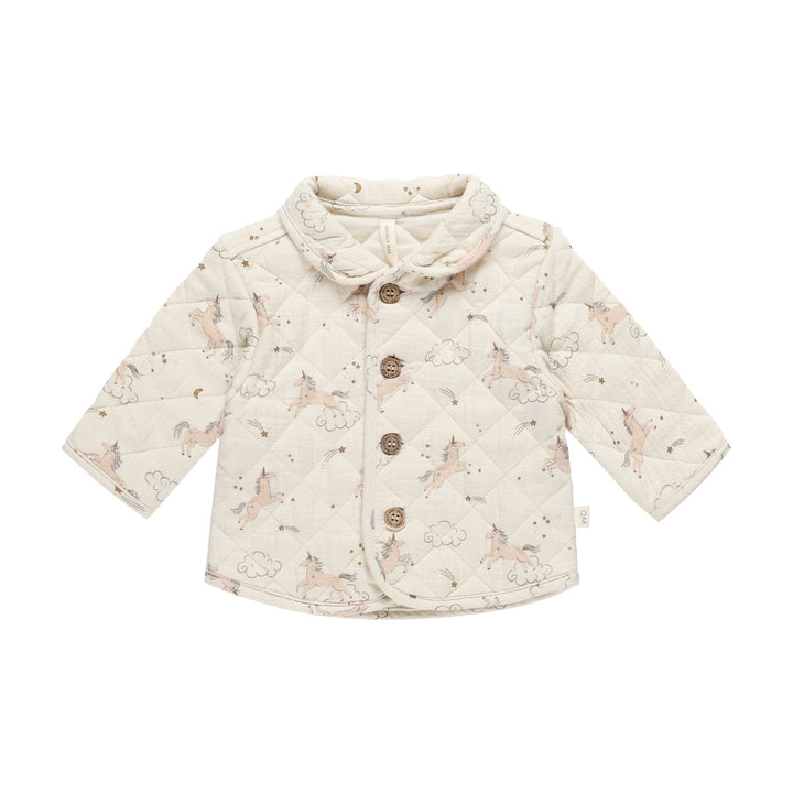 Quincy Mae - Quilted Jacket  - Unicorns