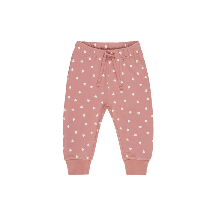 Quincy Mae - Relaxed Fleece Sweatpant - Lipstick