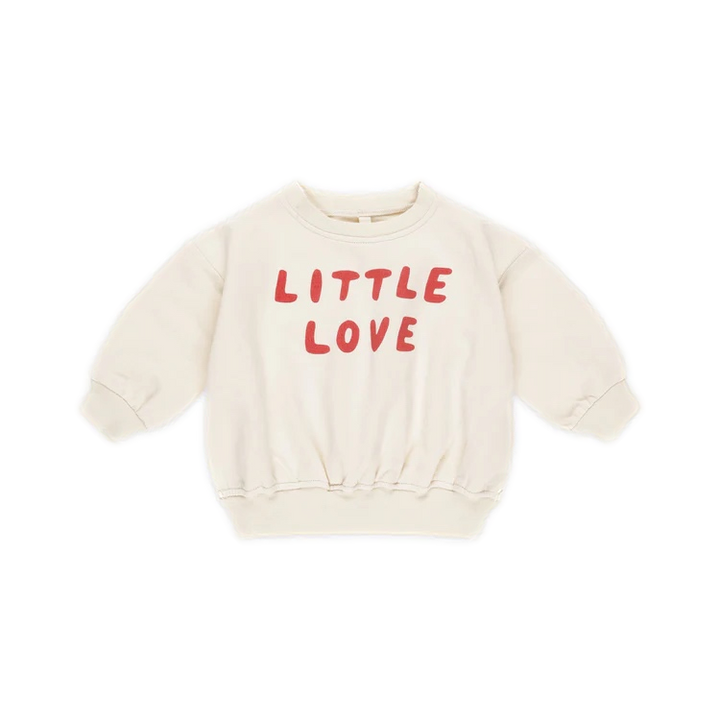 Quincy Mae - Relaxed Fleece Sweatshirt - Little Love