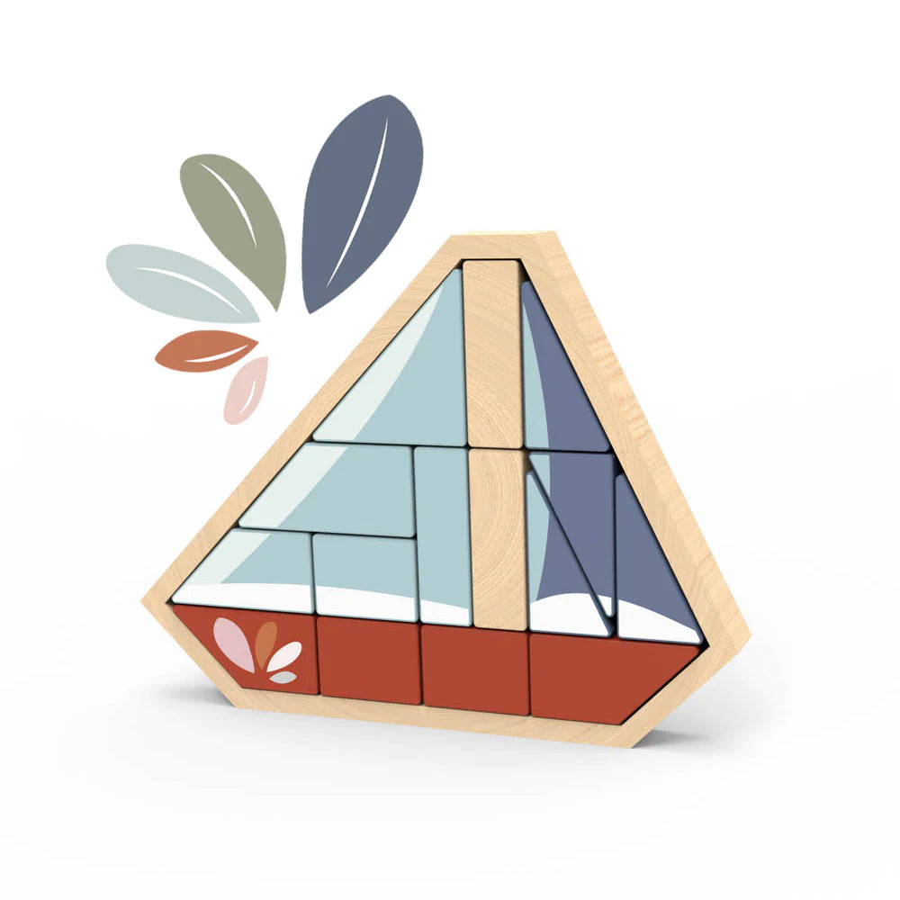 Speedy Monkey Block Boat Puzzle