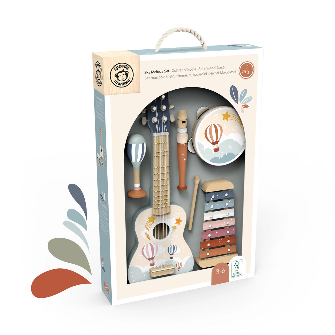 Speedy Monkey Sky Melody Music Set - Large