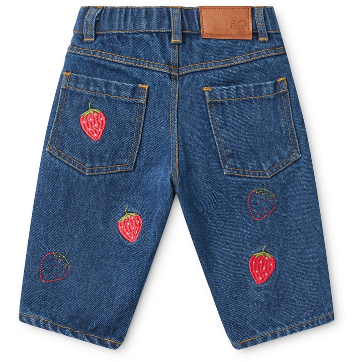 Flöss Sage Jeans - Mid Blue Berry
