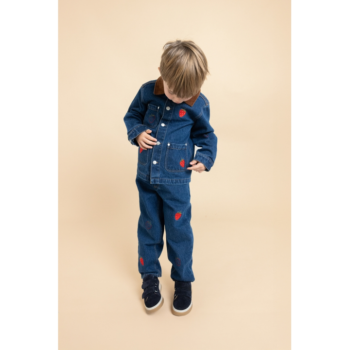 Flöss Sage Jeans - Mid Blue Berry