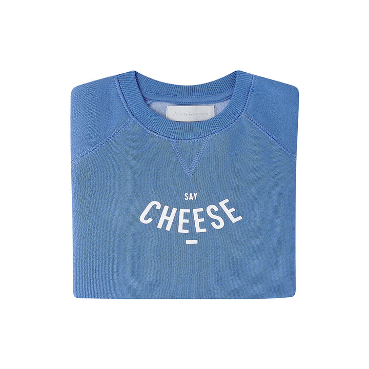 Bob & Blossom 'Say Cheese' Sweatshirt - Sailor