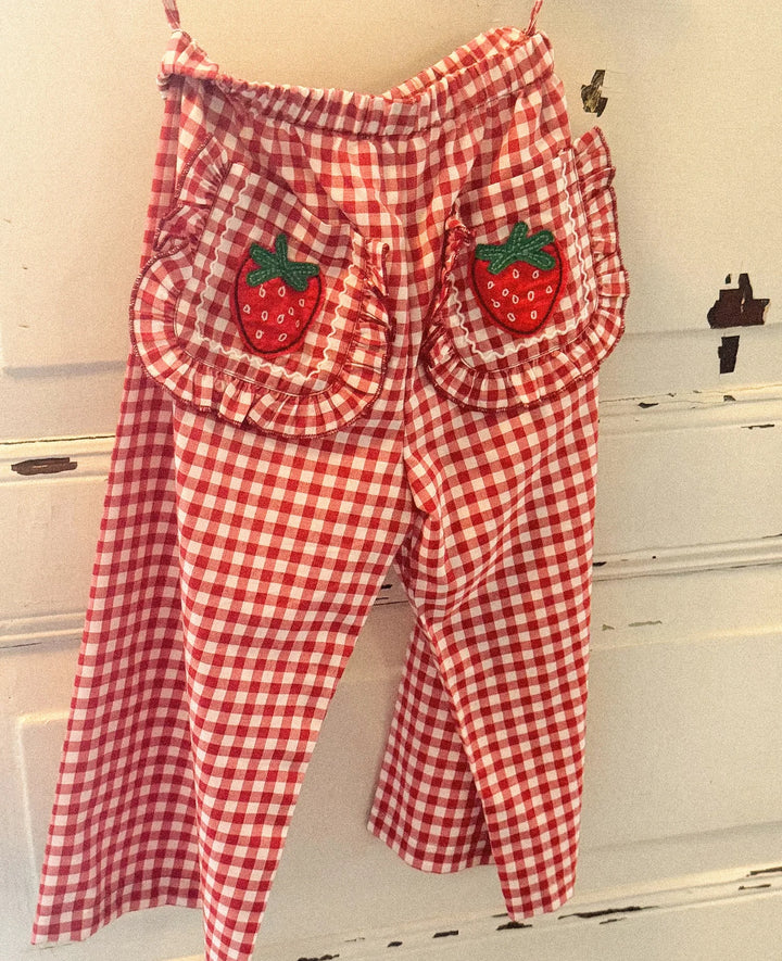 SISSEL EDELBO MINI Saxo Mini Pants - Red Checks