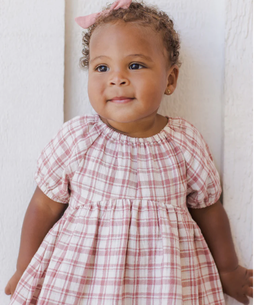 Quincy Mae - Bella Dress - Pink Plaid