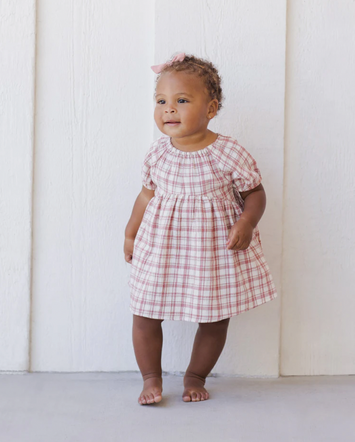 Quincy Mae - Bella Dress - Pink Plaid