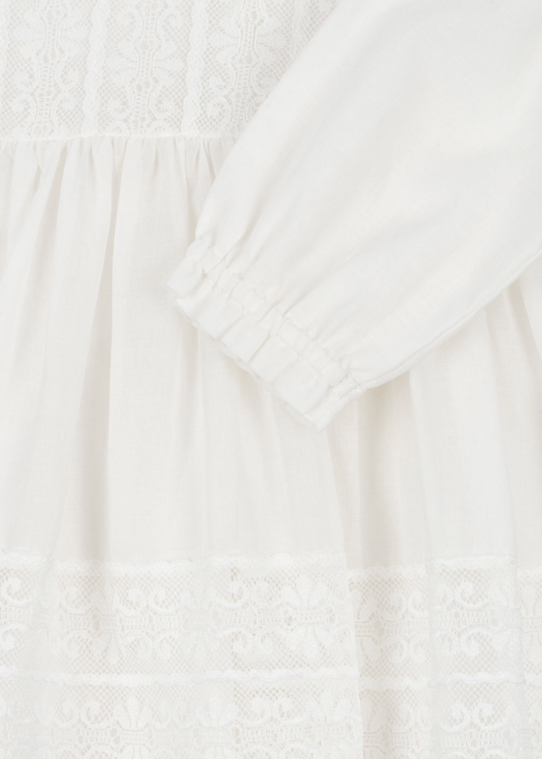 Konges Sløjd Bambina Christening Dress - Optic White