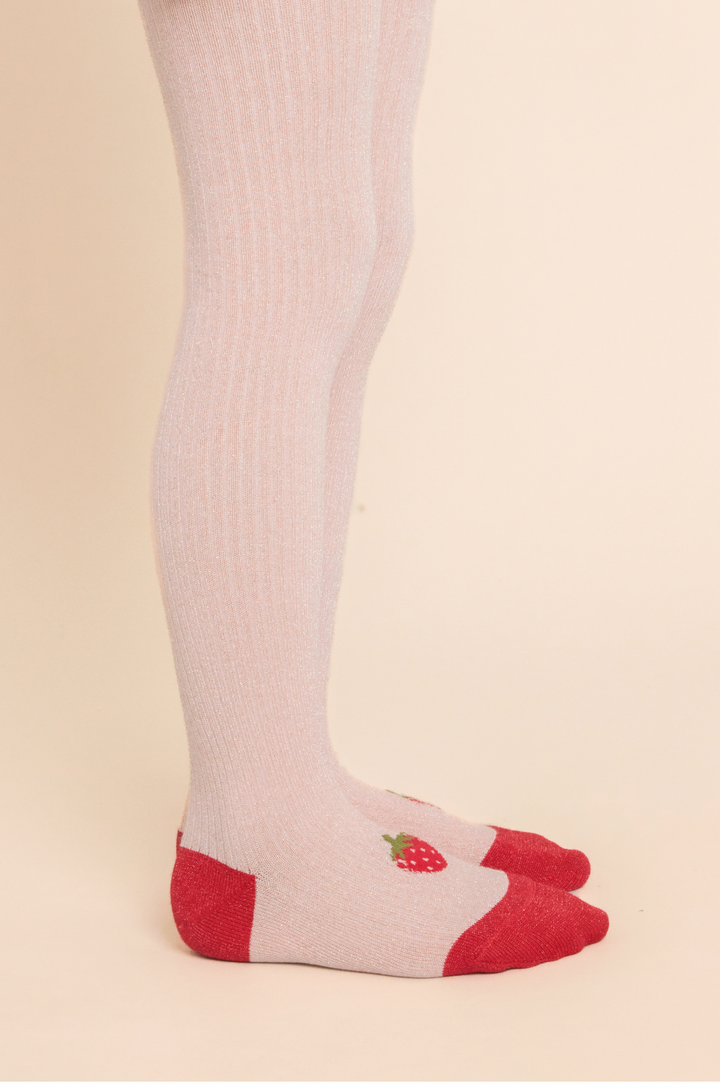 Flöss Vera Tights 2 Pack - Pink Glitter Berry