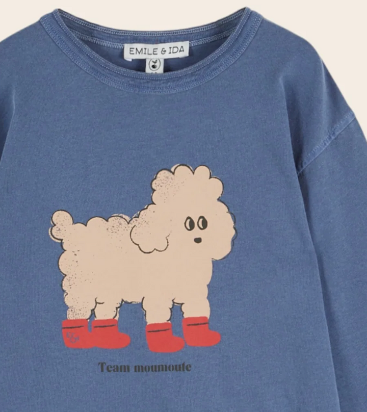 Émilie et Ida Long Sleeve Tee - Poodle