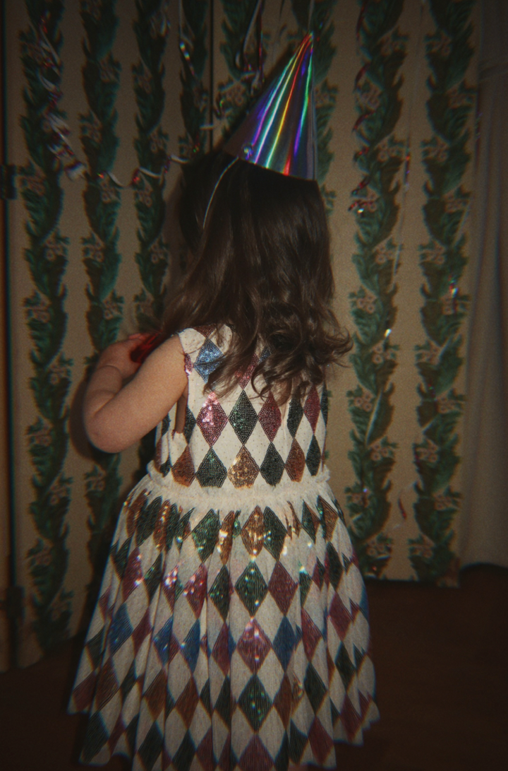 Konges Sløjd Yvonne Harlekin Dress - Sequin