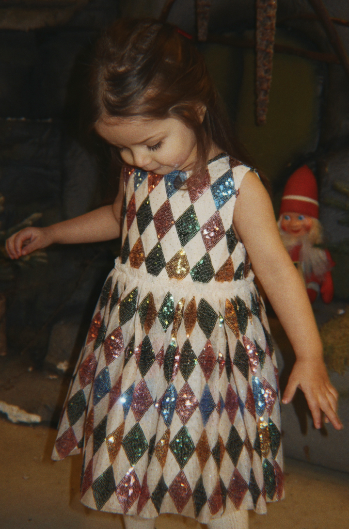 Konges Sløjd Yvonne Harlekin Dress - Sequin