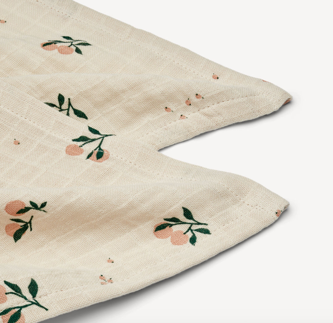 Liewood Lewis Muslin Cloth 2 Pack - Peach / Sea Shell Mix