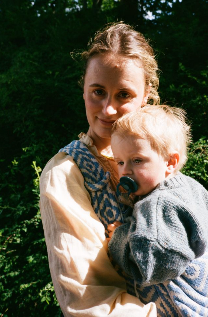 Moova Balance Baby Carrier - Blue Mosaic