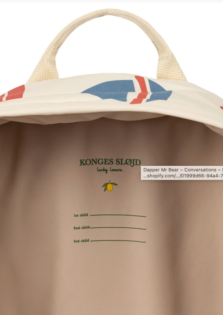 Konges Sløjd Rainy Backpack - Ahoy