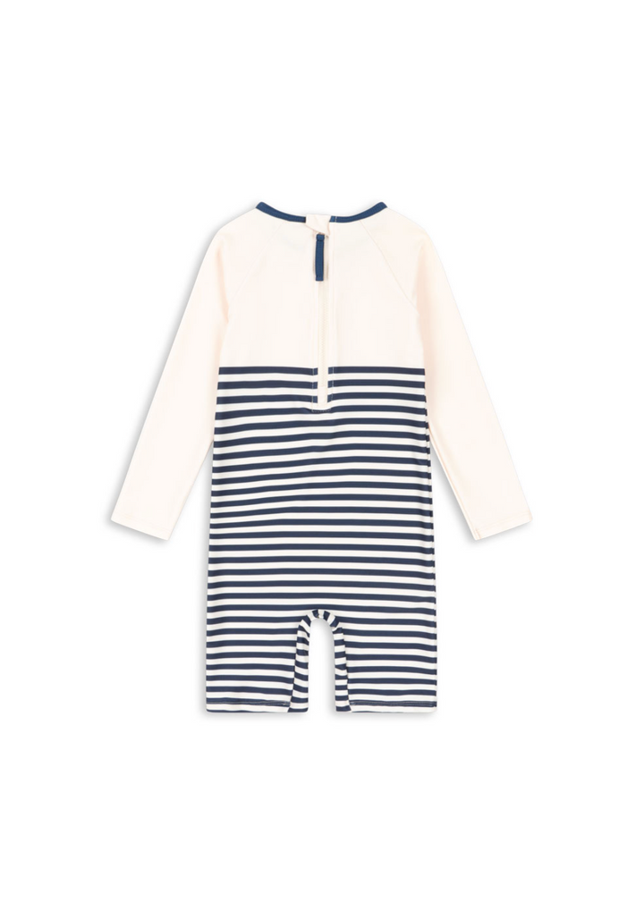 Konges Sløjd Aster Swim Onesie - Marin Stripe