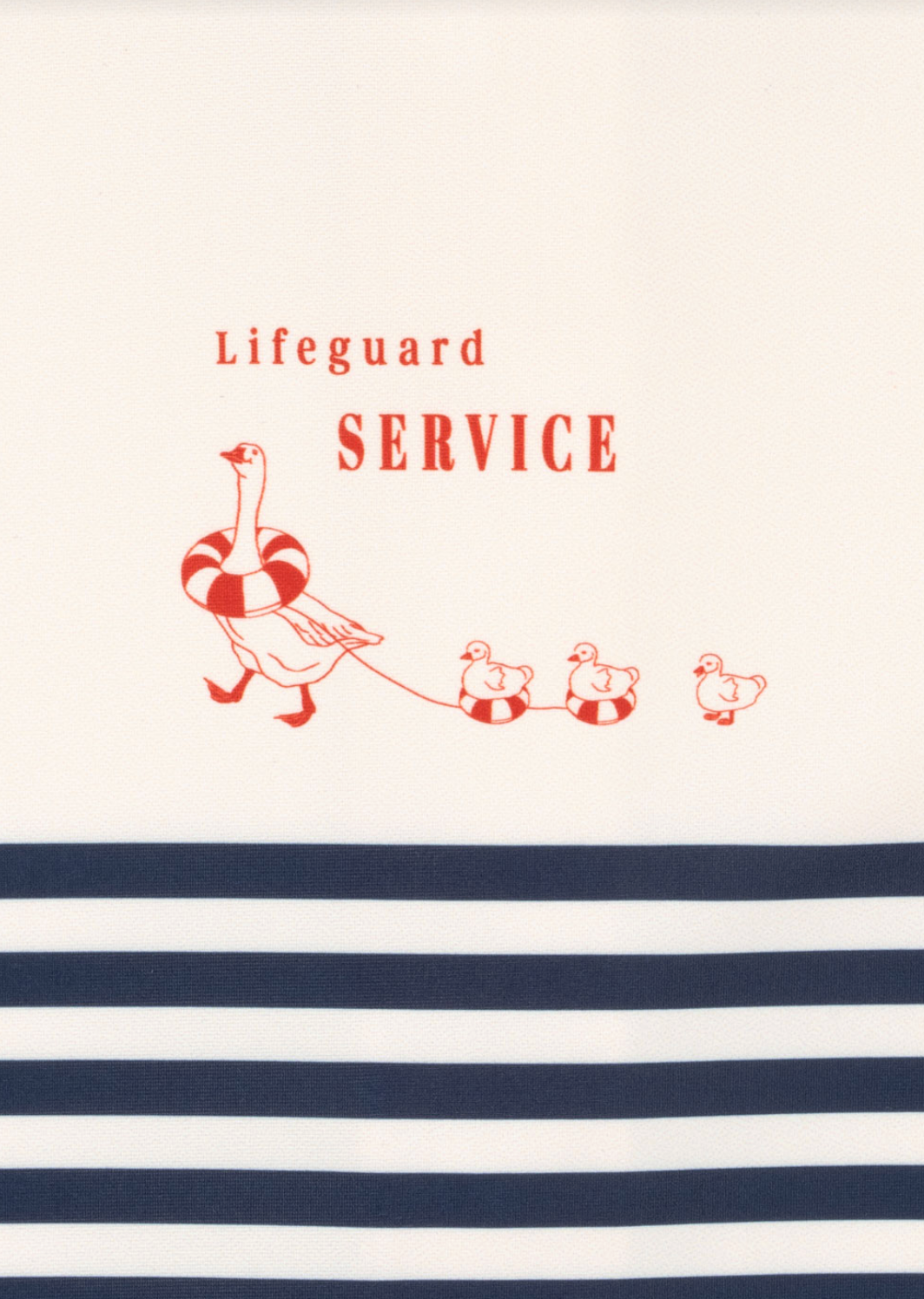 Konges Sløjd Aster Swim Onesie - Marin Stripe